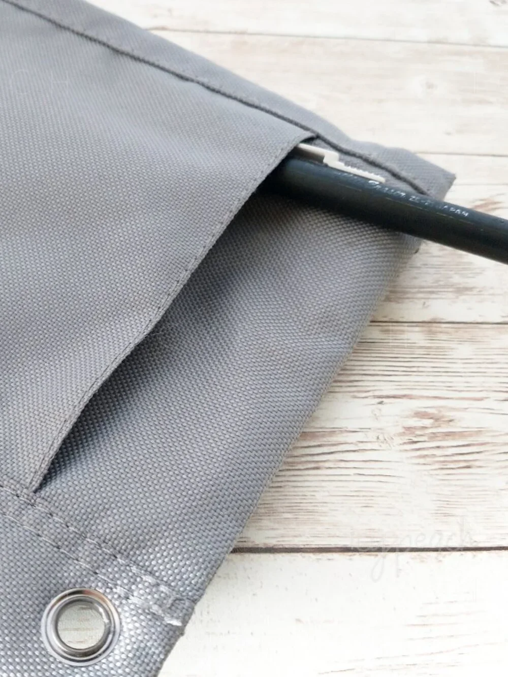 Staples 3-Ring Zipper Pouch Gray Binder Accessory Pencil Case Organizational